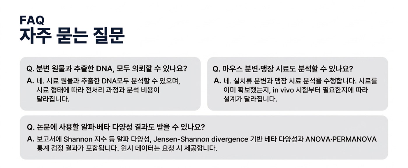 FAQ 자주 묻는 질문